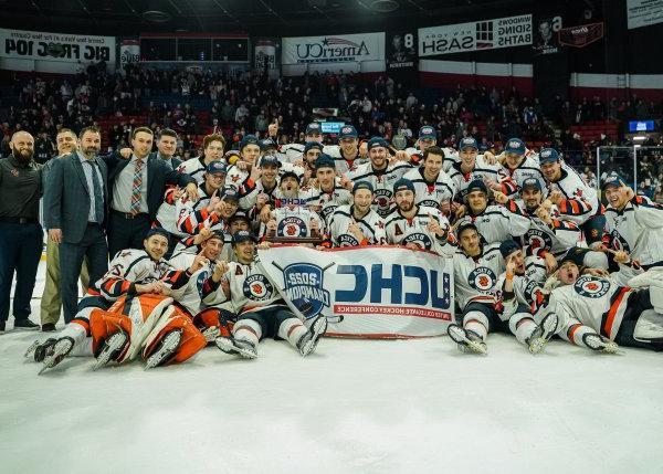 利记sbo men’s hockey team defeated Wilkes University 7-4 Saturday in the UCHC Championship Final.